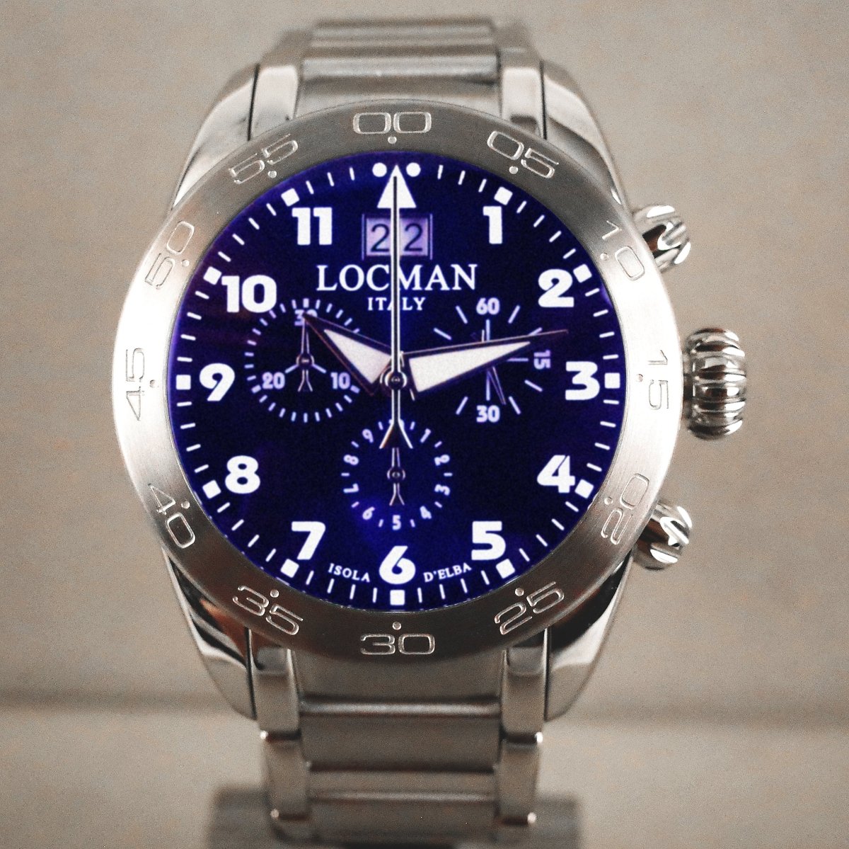 Locman "Isola d'Elba" Chronograph Stahlband 460 - V. Gasser 1873