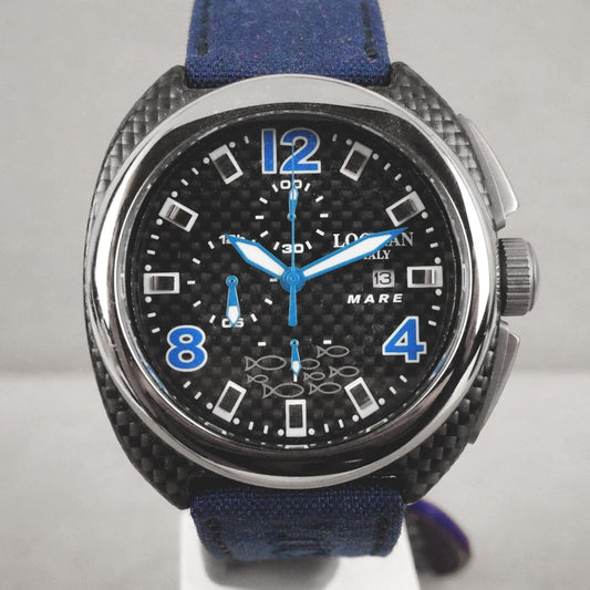 Locman "Mare" Titanium & Carbon Chronograph blau 134 - V. Gasser 1873