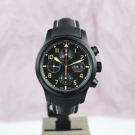 Fortis B-42 Black Edition Chronograph Ref. 656.18.141 - V. Gasser 1873