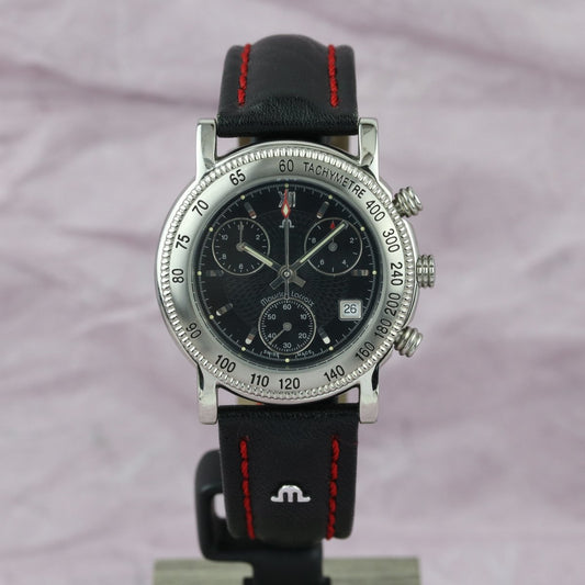 Maurice Lacroix Chronograph Quartz black 04720 - V. Gasser 1873