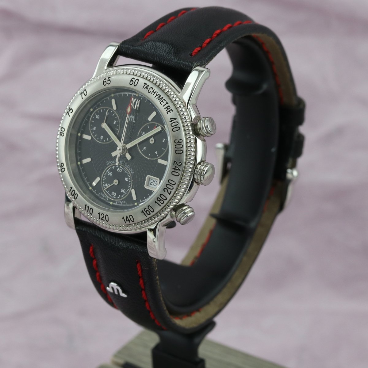 Maurice Lacroix Chronograph Quarz schwarz 04720